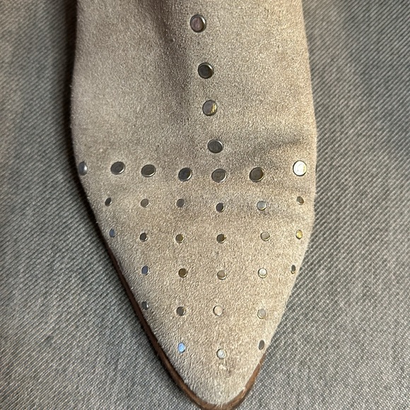 Free People suede leather studded booties Size 38 - Picture 3 of 5